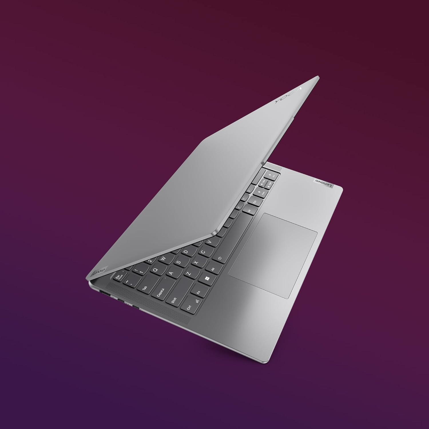 Lenovo Yoga Slim 7i AI Laptop, 14 Inch WUXGA OLED Display, Intel Core Ultra 7, 16GB RAM, 512GB SSD, Intel Arc Graphics, Windows 11, QWERTZ, Luna Grey, 3 Months Premium Care – Bild 9