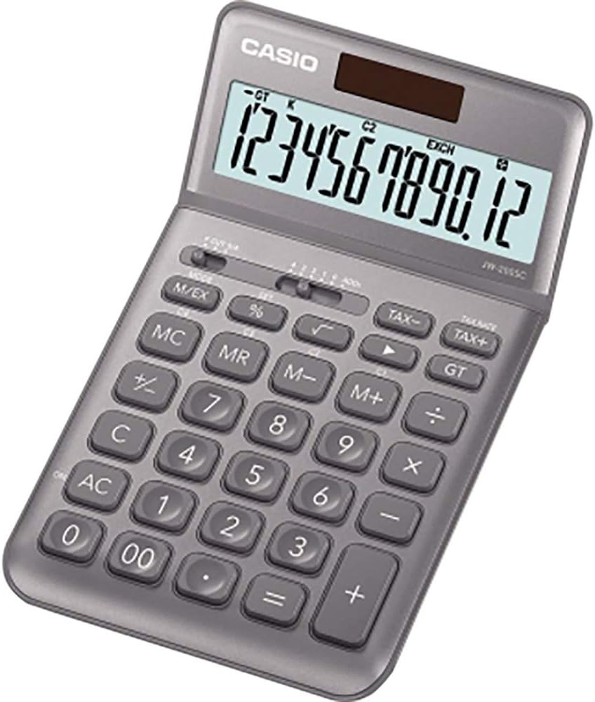 Casio JW 200 SC GY Grey Desk Calculator – Bild 2