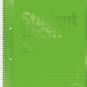 Brunnen, 1067927126 Colour Code Student Notepad, A4 Ruled, Line Style 27, 90 g/m², 80 Pages