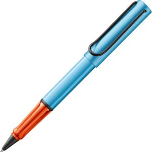 Lamy AL-star Denim Rollerball Pen – Lightweight Pen with Transparent, Ergonomic Handle & Line Width M – Aluminium Housing – with Rollerball Refill M 63 Line Width M in Black