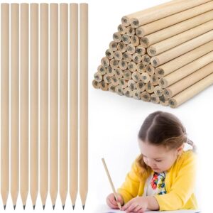 Pack of 60 HB Wooden Pencils Natural Wood Pencils Natural 17.7 cm x 0.7 cm Wooden Pencils HB Pencil Set Wooden Pencil Graphite Pencils for Students Office School Supplies