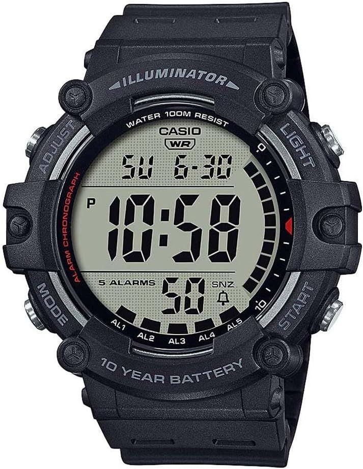 Casio - COLL Sports Watch AE-1500WH-8BVEF - Men's Watch - Waterproof - Digital - with Plastic Strap - Blue