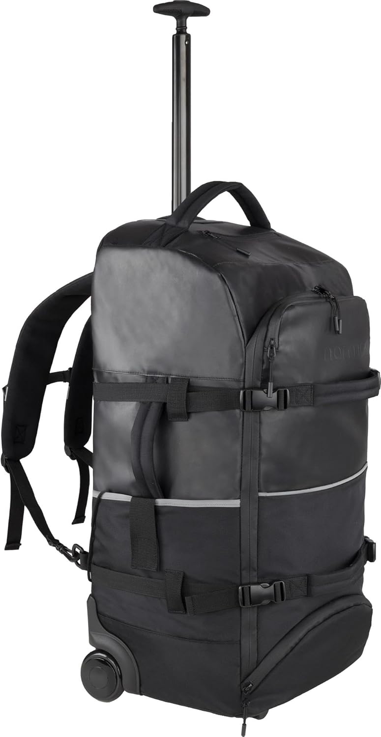 normani Travel Bag Backpack with Trolley Function - Backpacker with Many Pockets, black