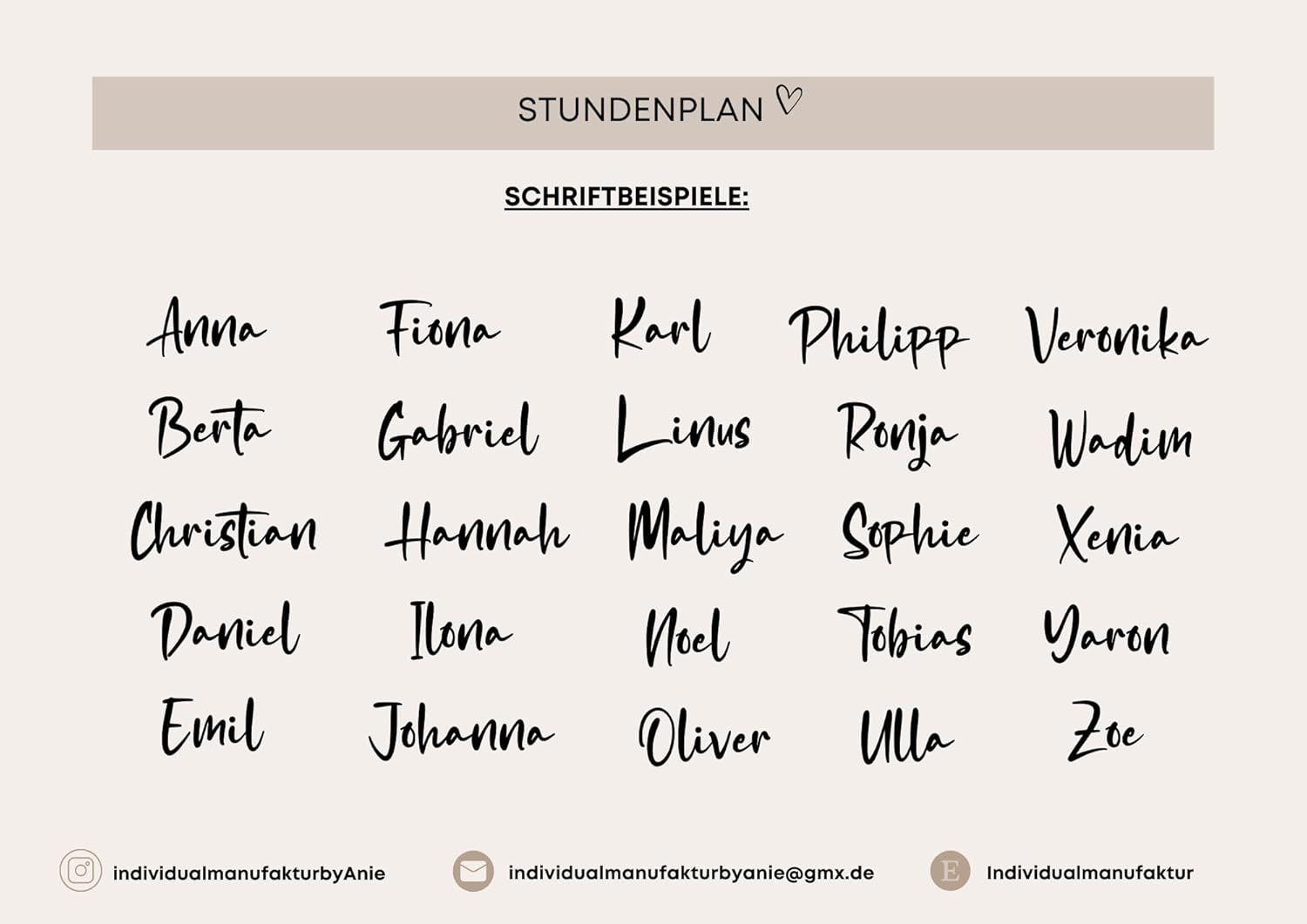 Timetable Wipe Clean Wooden Timetable Personalised Timetable School Gift School Child School Supplies – Bild 8