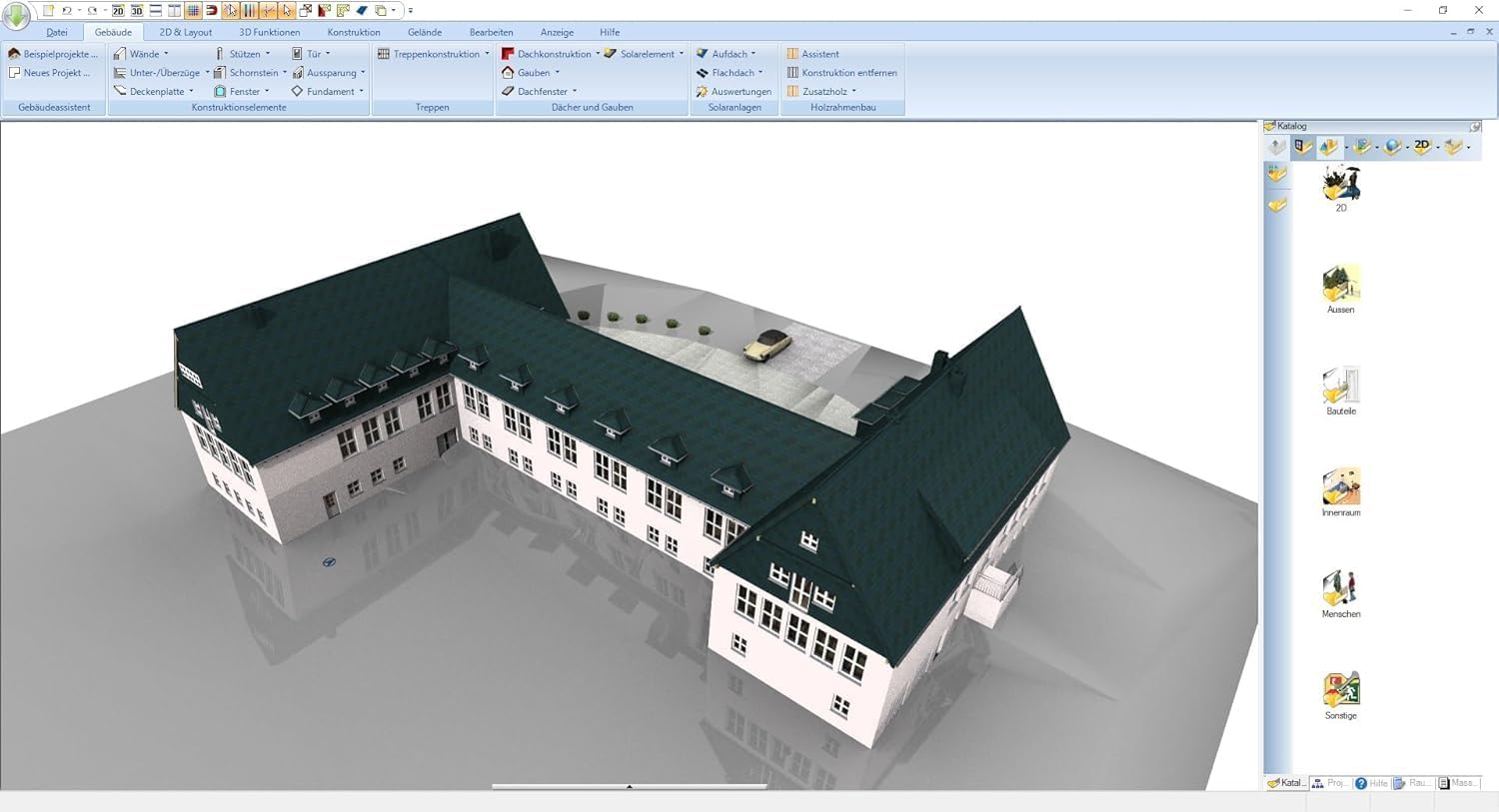 3D CAD 8 Architecture 2D / 3D Architektur für Hausplaner, Grundrisse, Wohnungen für Windows 11, 10, 8., 7 – Bild 2