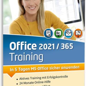 Office 365 Training | Lernen Sie mit diesem Kurs Excel, Word, PowerPoint, Outlook, Teams und OneDrive | Einführung in MS Office [1 Nutzer-Lizenz]