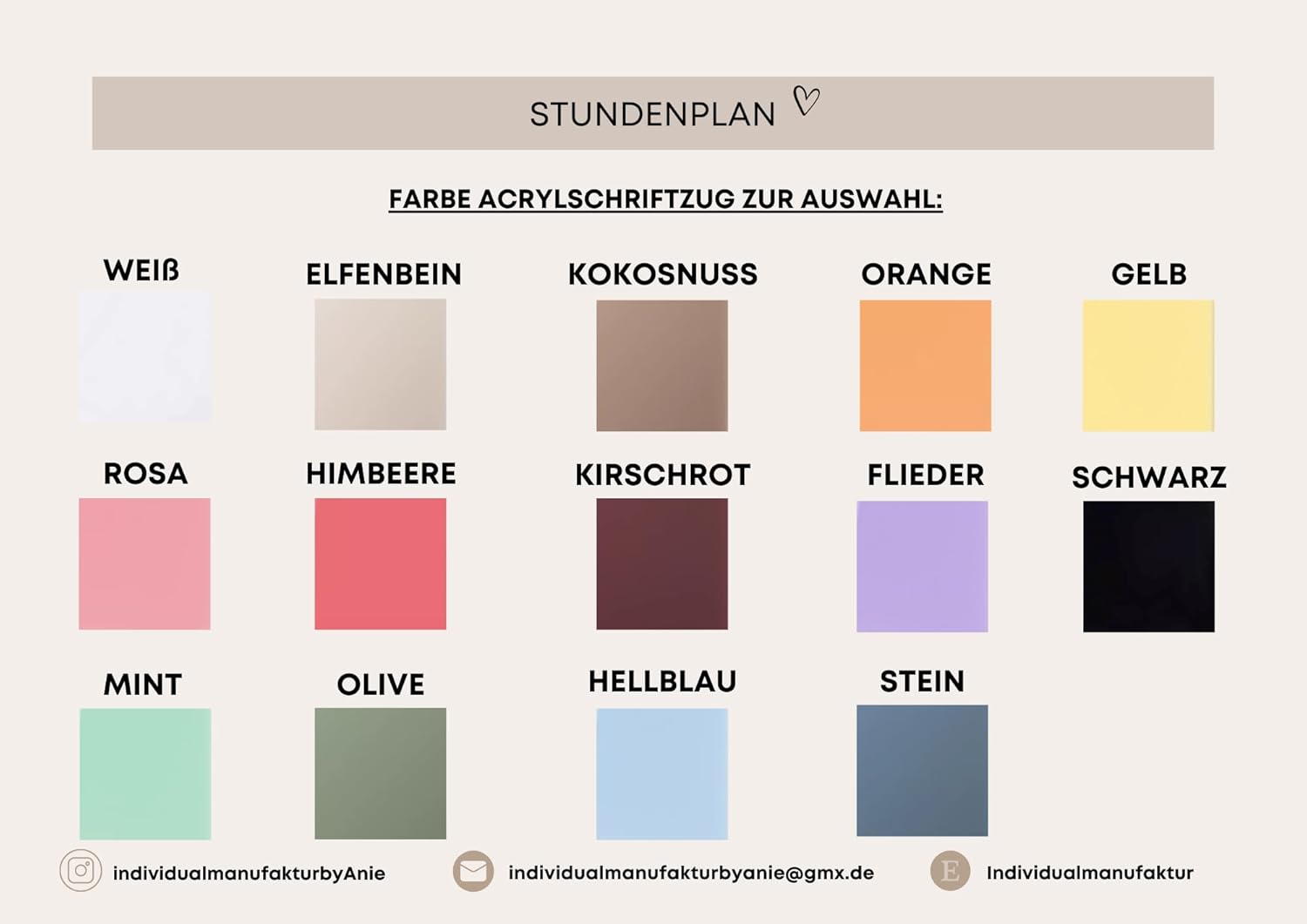 Timetable Wipe Clean Wooden Timetable Personalised Timetable School Gift School Child School Supplies – Bild 6