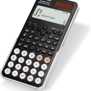 OSALO Scientific Calculator 252 Functions 2 Line Written Display with Sliding Cover for Secondary School Students (OS 82ES Plus 2nd Edition)