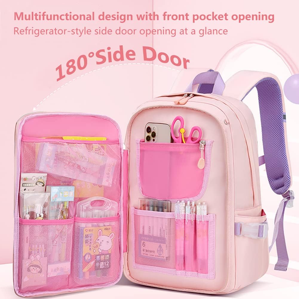 Backpack for Girls Quicksand Fridge Door Girls Backpack Kawaii Backpack Kids Cute School Bag for School Children Backpack for Teenagers Girls School Bag – Bild 3
