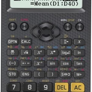 Casio FX-87DE Plus Scientific Calculator, Black