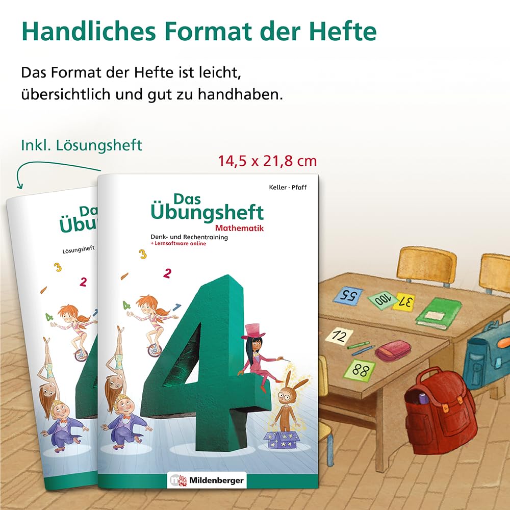 Das Übungsheft Mathematik 4 – Überarbeitete Neuauflage: Denk- und Rechentraining: Denk- und Rechentraining. Mit Lösungsheft und Stickerbogen – Bild 6