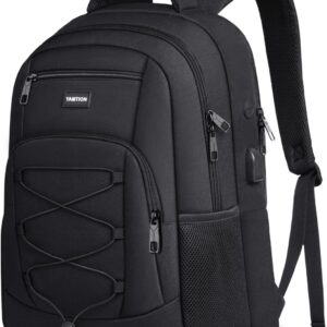YAMTION Backpack Men Women School Backpack Boys Teenager School Bag School Bag with USB Port for University Students Work Office