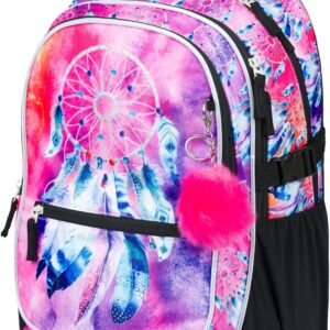 Baagl Children’s School Rucksack with Ergonomic Back Chest Strap and Reflective Elements