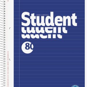 Baier Schneider &College Student Notepad Spiral, 4 Parts, 70 g/M ² A4 linig 32–80