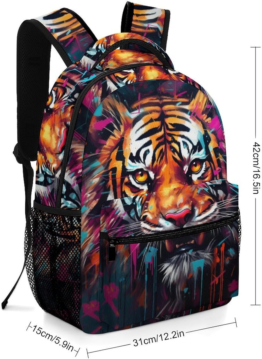 Children's Everyday Backpack Beautiful Scenery Beautiful Village - Easy to Clean Surface – Bild 2