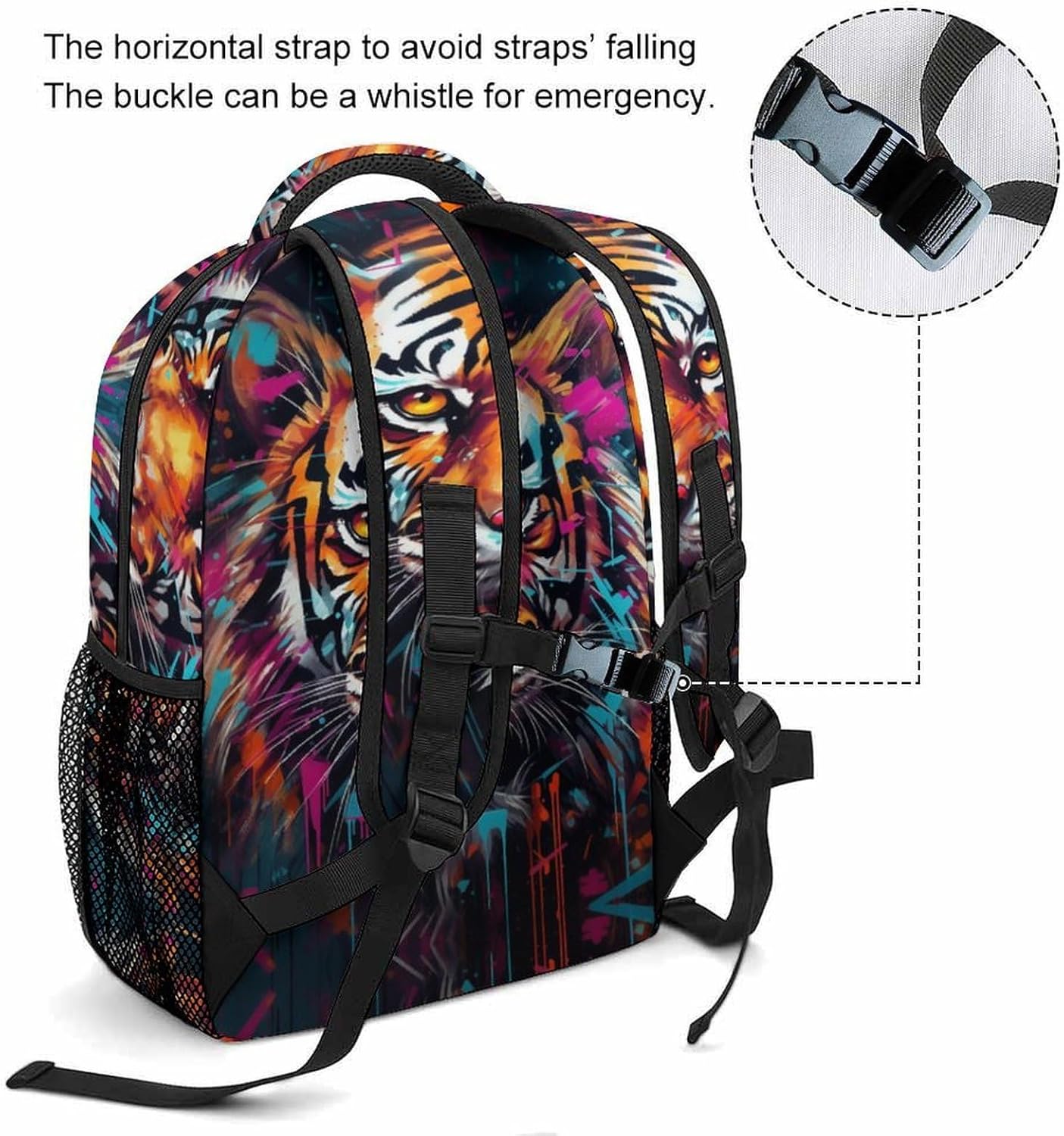 Children's Everyday Backpack Beautiful Scenery Beautiful Village - Easy to Clean Surface – Bild 5