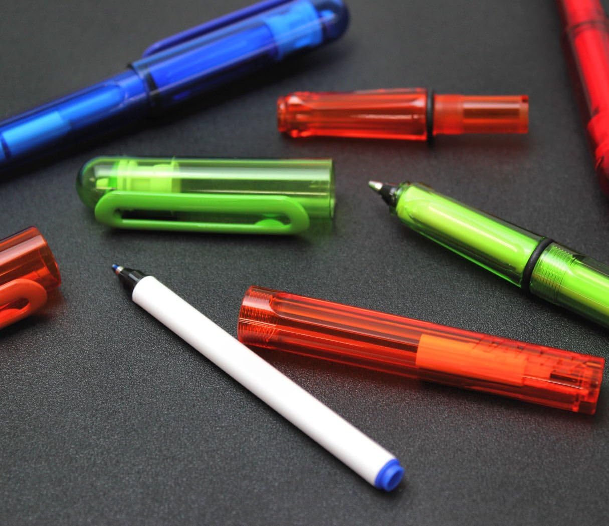 LAMY T11 Rollerball Pen Cartridges Set of 3 with Large Ink Supply and Stainless Steel Tip in Blue (Erasable) for Cartridge Roller Ball Model 311 Lamy Balloon - 9 Refills – Bild 3