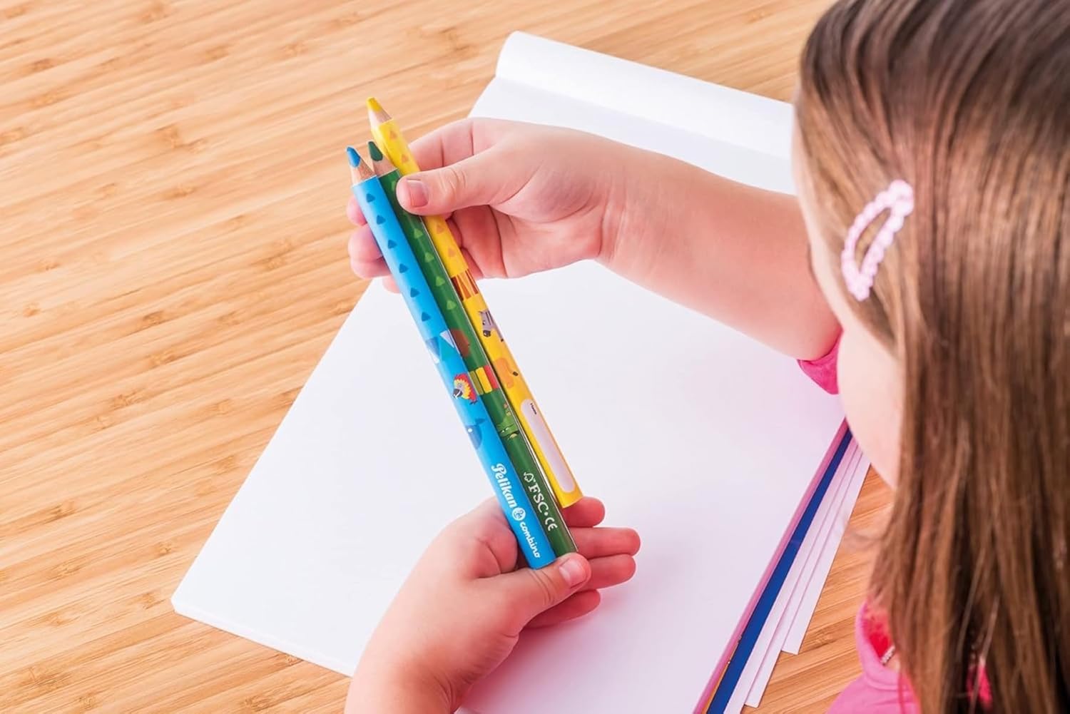 Pelikan 810401 Combino Children’s Learning to Write Pencil, Pink – Bild 4