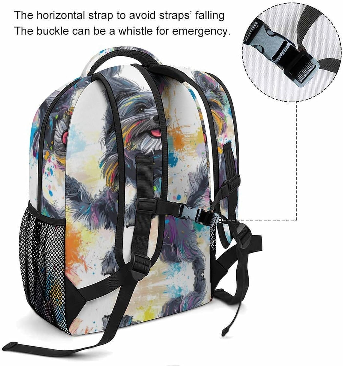 Leisure Black Panther Wild Animals Children's Backpack Animal Flexible Use Indoor/Outdoor – Bild 5