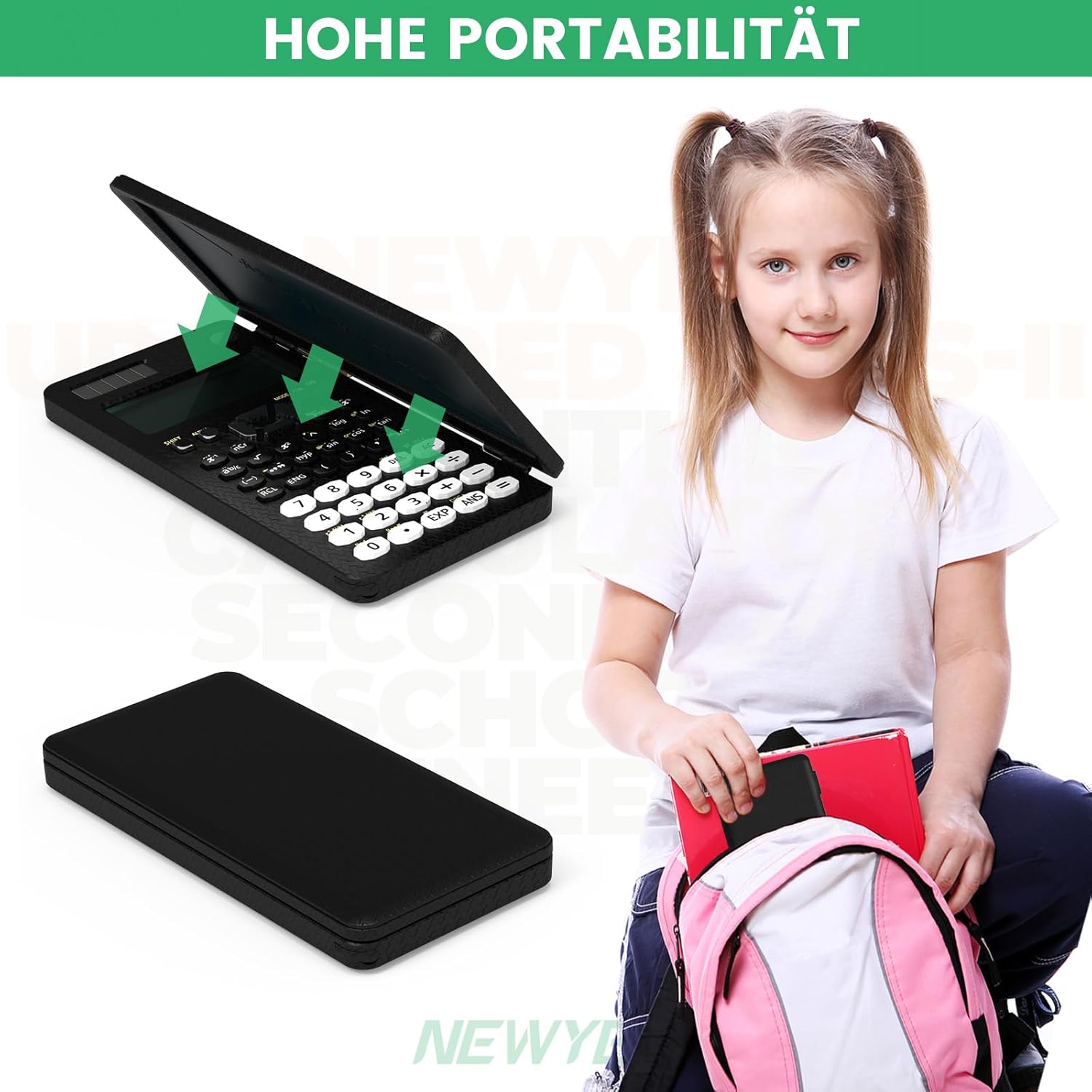 NEWYES Scientific Calculator 82 MS, 240 Functions & 2-Line Display School Calculator with Protective Case for Junior, Medium and Student – Bild 7