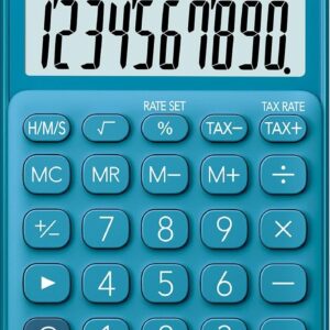 Casio SL-310UC-BU Calculator, 10 Digits, Blue