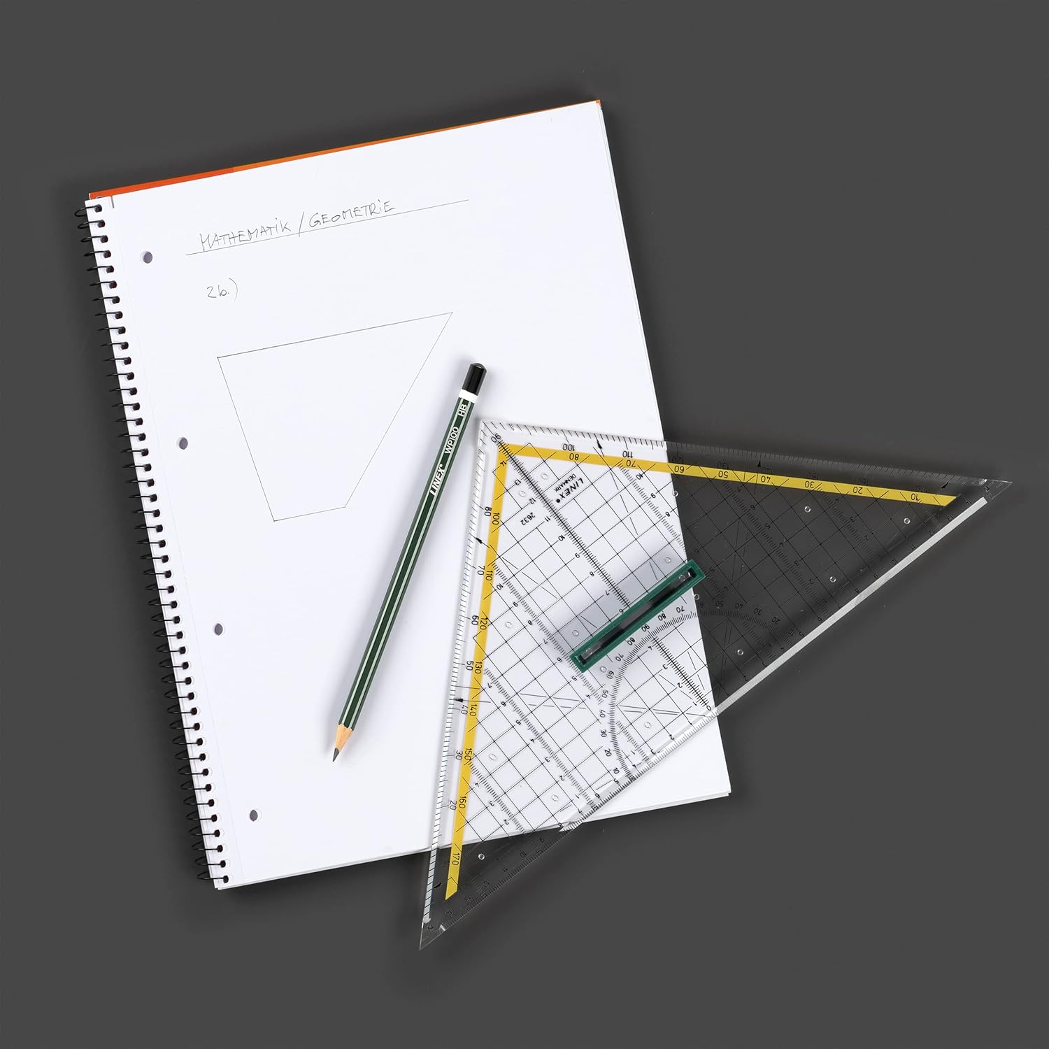 Linex Classic HB WP100 Pencils, Pack of 6, Green – Bild 7