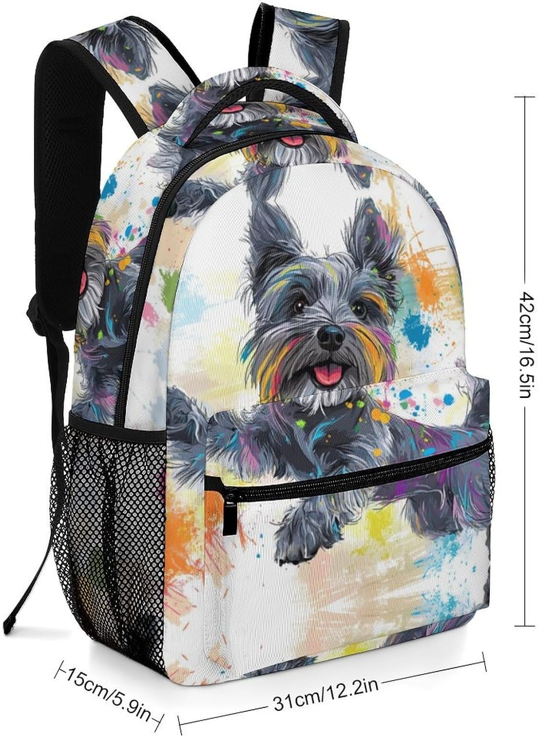 Leisure Black Panther Wild Animals Children's Backpack Animal Flexible Use Indoor/Outdoor – Bild 2