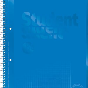 Brunnen Colour Code 1067926133 Notebook/Notepad student A4 Squared (Type 26) 90g/m² 80 Pages Azure Blue