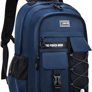 School Backpack Boys Teenagers, 2025 Large Backpack School High School Bag Water-Repellent for 15.6 Inch Laptop, School Bag Casual 27L-2315