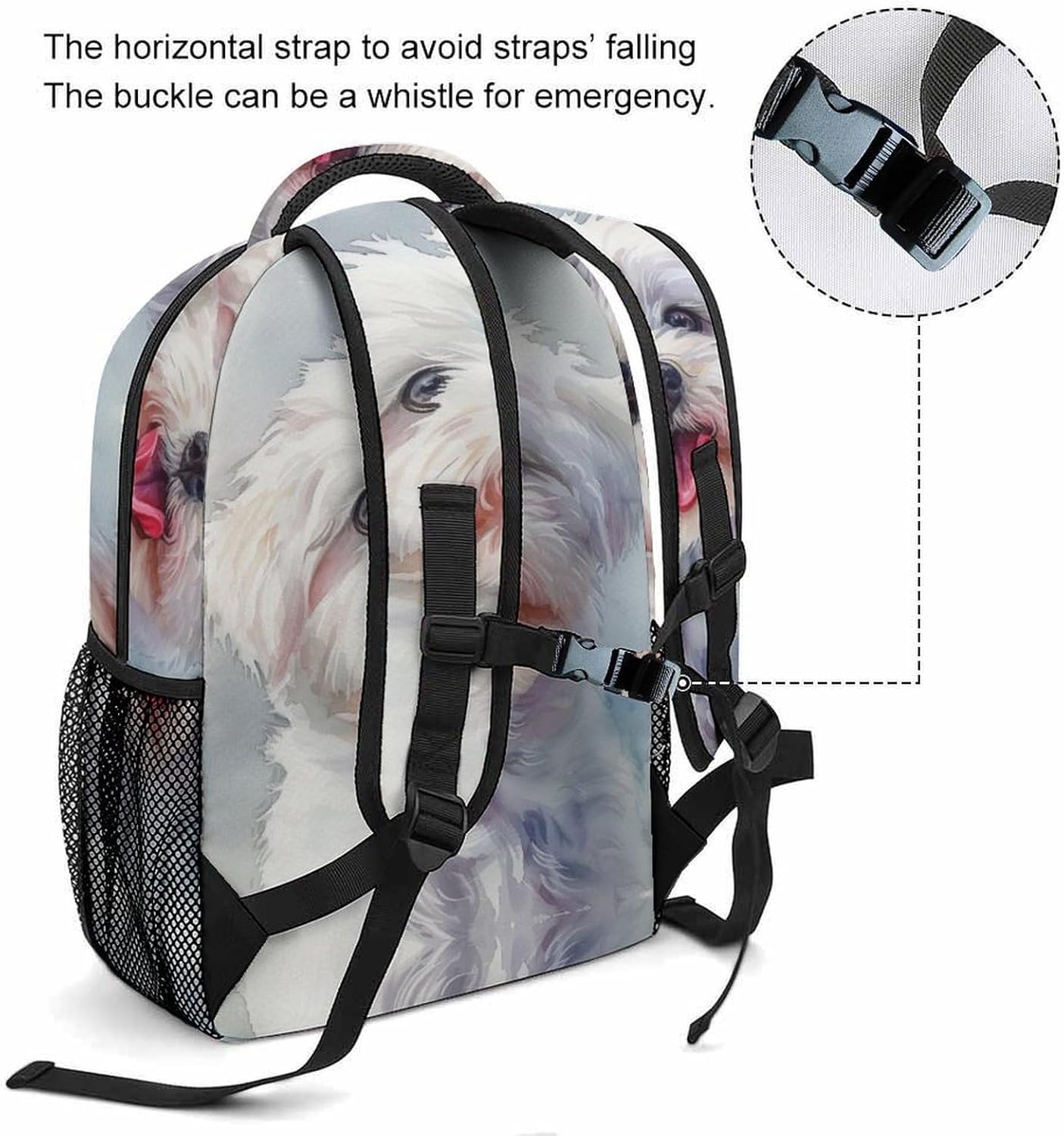 Easy to Clean Fantasy Tiers Children's Backpack Cool Draches - Stain Resistant Materials – Bild 5