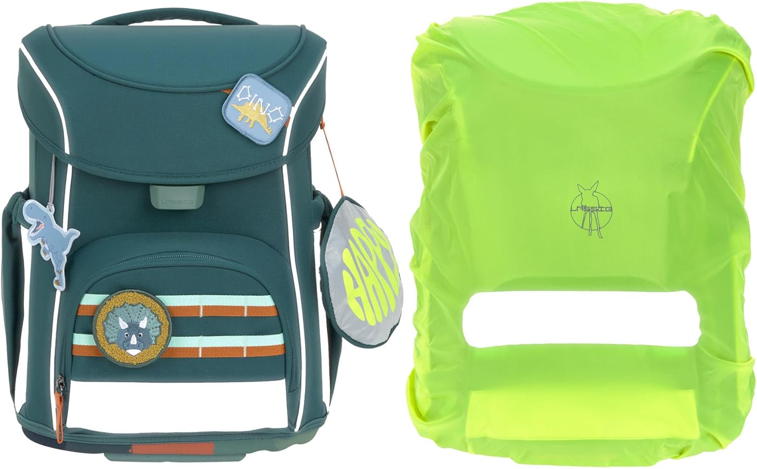 LÄSSIG 7-teiliges Schulranzen Set Kinder/School Set Slim Unique – Bild 8