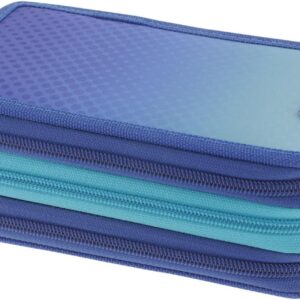 Herlitz TriCase 31-Piece Filled Case Dip Dye Blue/Turquoise