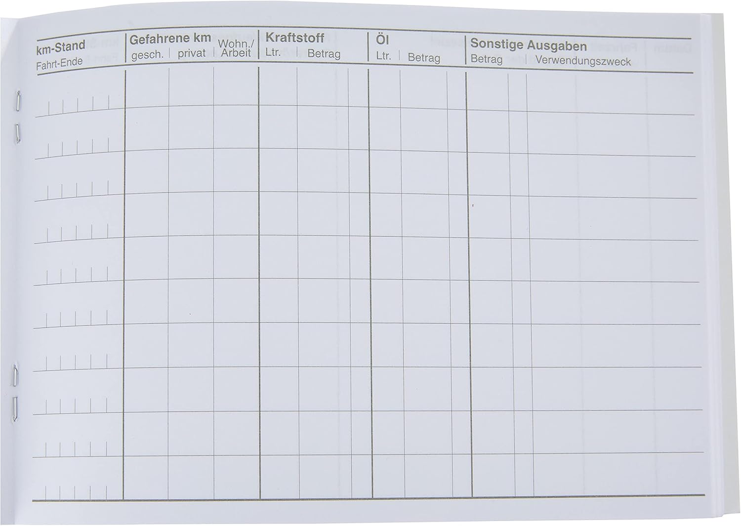 Herlitz Driver’s Logbook A6 40 Sheets, Pack of 1 (English not Guaranteed) – Bild 5