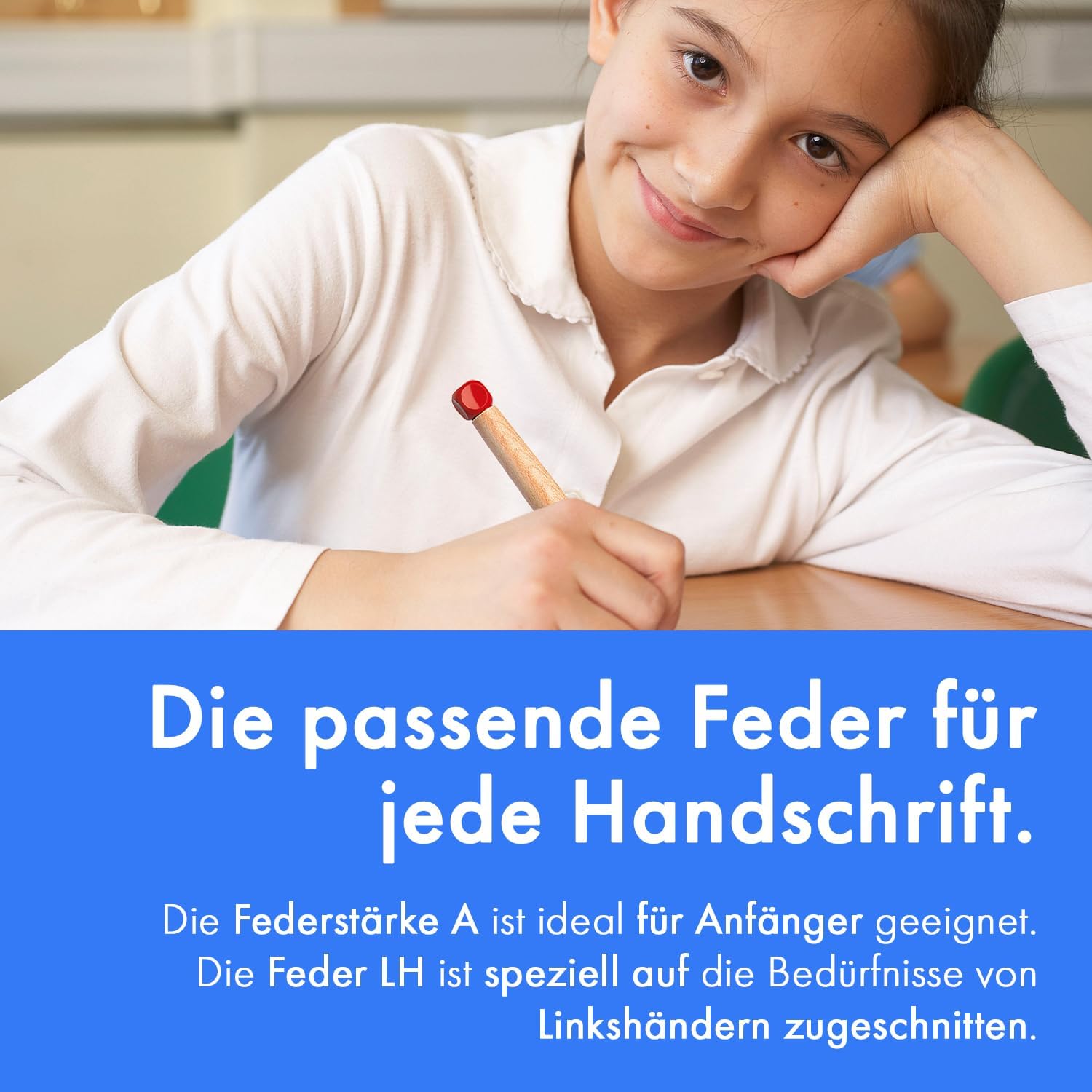 Lamy ABC Model 09 Fountain Pen Blue with Laser Engraving (Nib A (Beginner to Write) – Bild 7