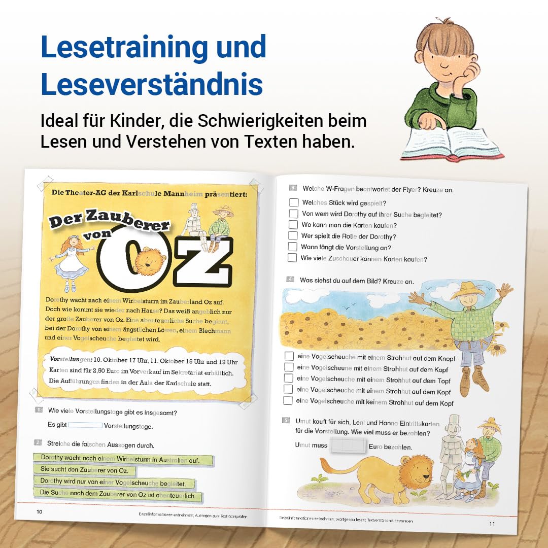 Das Übungsheft Lesen 3: Lesetraining und Leseverständnis, Deutsch, Klasse 3 – Bild 2