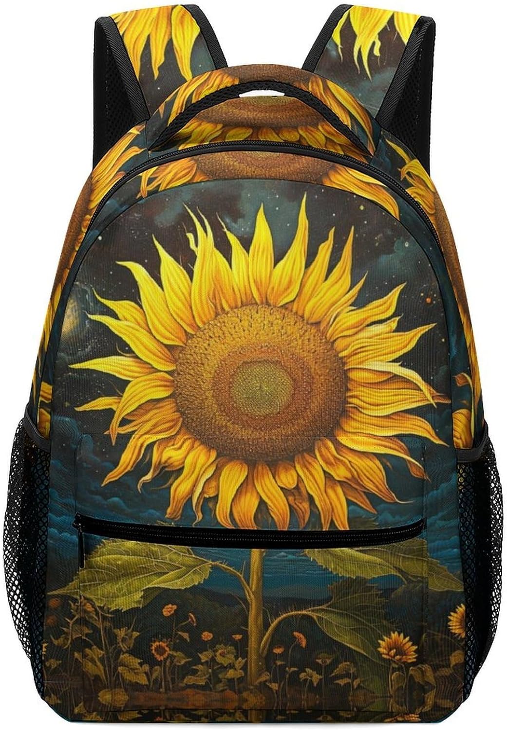 Tragekomfort Pflanze Kinderrucksack Watercolor Blumes - Individuell Einstellbare Brustgurte