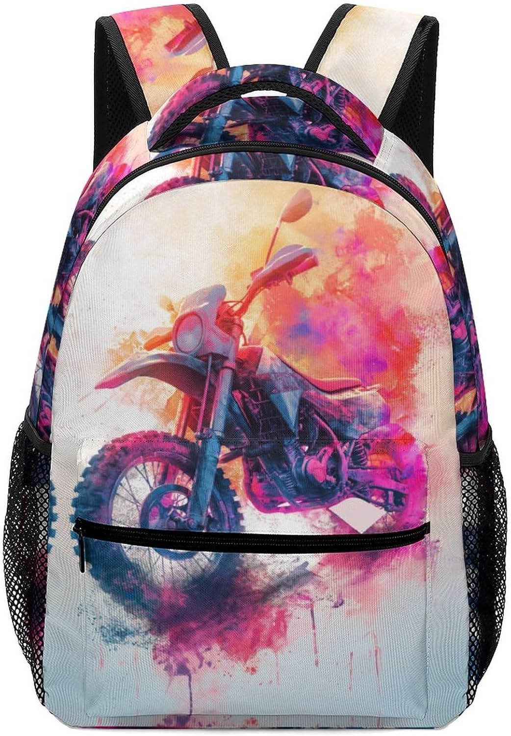 All-Purpose Animal School Backpack French BullDog Pet Art – Universal for Books, Lunch Box, Water Bottle