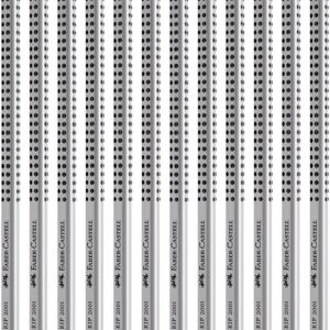 Faber-Castell Blacklead Pencil GRIP 2001 HB With Eraser Tip Pack Of 12