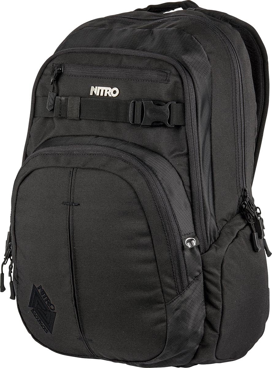Nitro Chase Rucksack Schulrucksack mit Organizer Schoolbag Daypack mit 17 Zoll Laptopfach