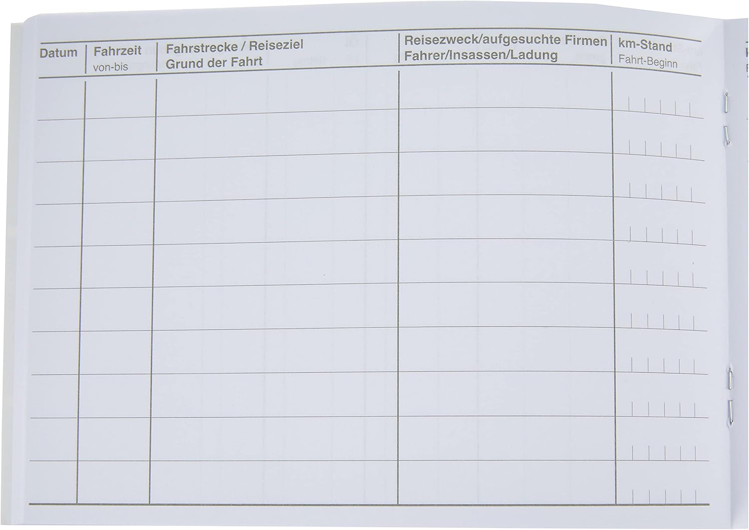 Herlitz Driver’s Logbook A6 40 Sheets, Pack of 1 (English not Guaranteed) – Bild 4