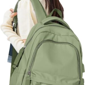 SEAFEW School Backpack Girls Teenager School Bag Backpack Women's 14 Inch Laptop Backpack Lightweight School Bag College Campus Backpack Nylon Waterproof Casual Work Travel Daypack