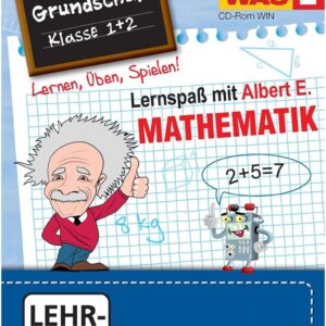 Albert E. ICH WEISS WAS! Lernspaß Grundschule Mathe Klasse 1 + 2 CD ROM