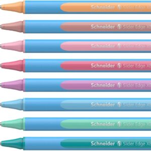 Schneider Slider Edge Pastel XB Ballpoint Pen (Triangular Pen with XB (extra broad) Line Width), pastel