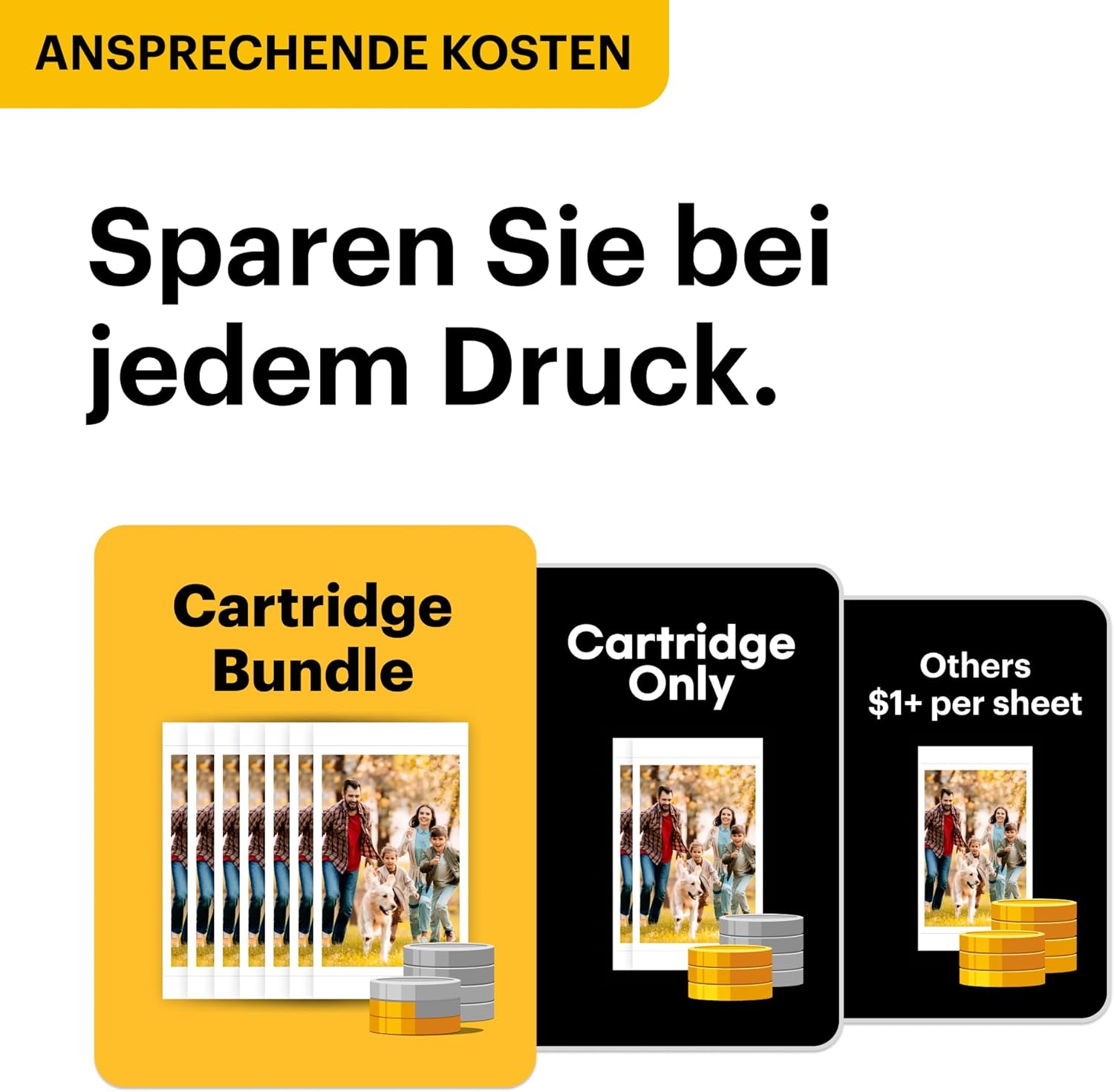 KODAK Dock Plus 4Pass Photo Printer (10 x 15 cm) + Pack of 90 Sheets of Photo Paper – Bild 2