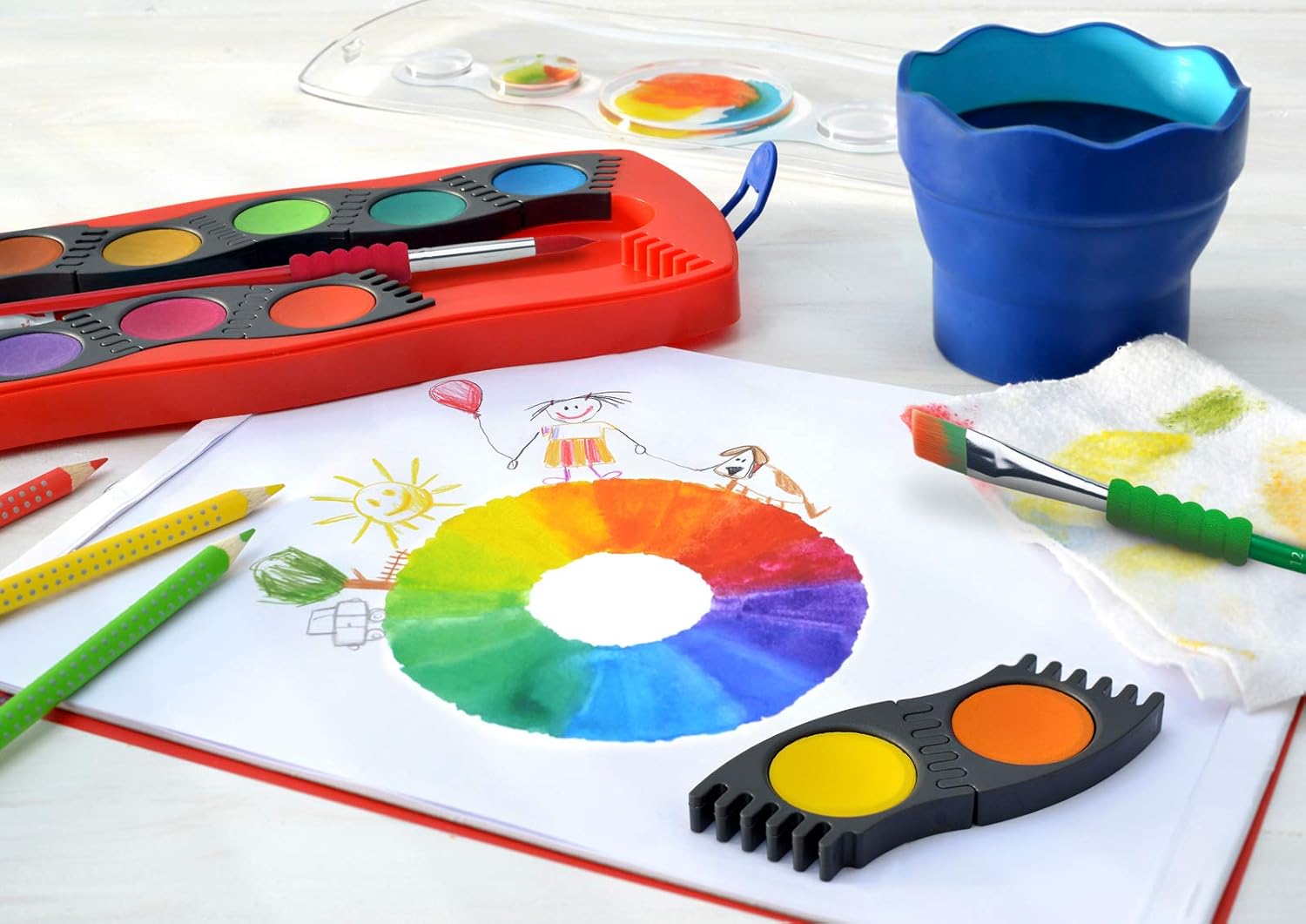 Faber-Castell 112412 Colour Grip Coloured Pencils, Set of 12, Cardboard Pack – Bild 7