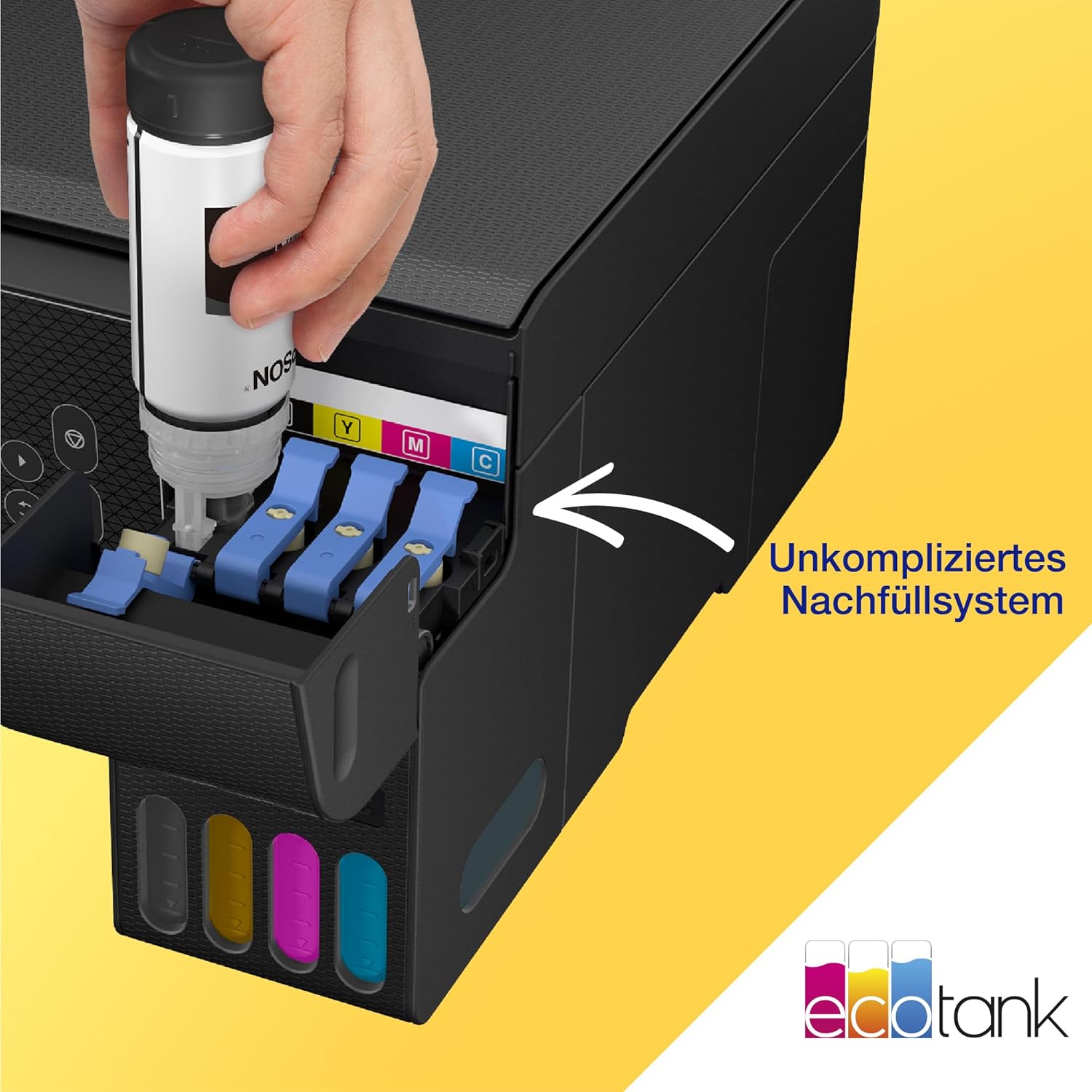 Epson EcoTank ET-2870 A4 Multifunction Wi-Fi Ink Tank Printer with a Included Stock of Inks up to 3 Years – Bild 8