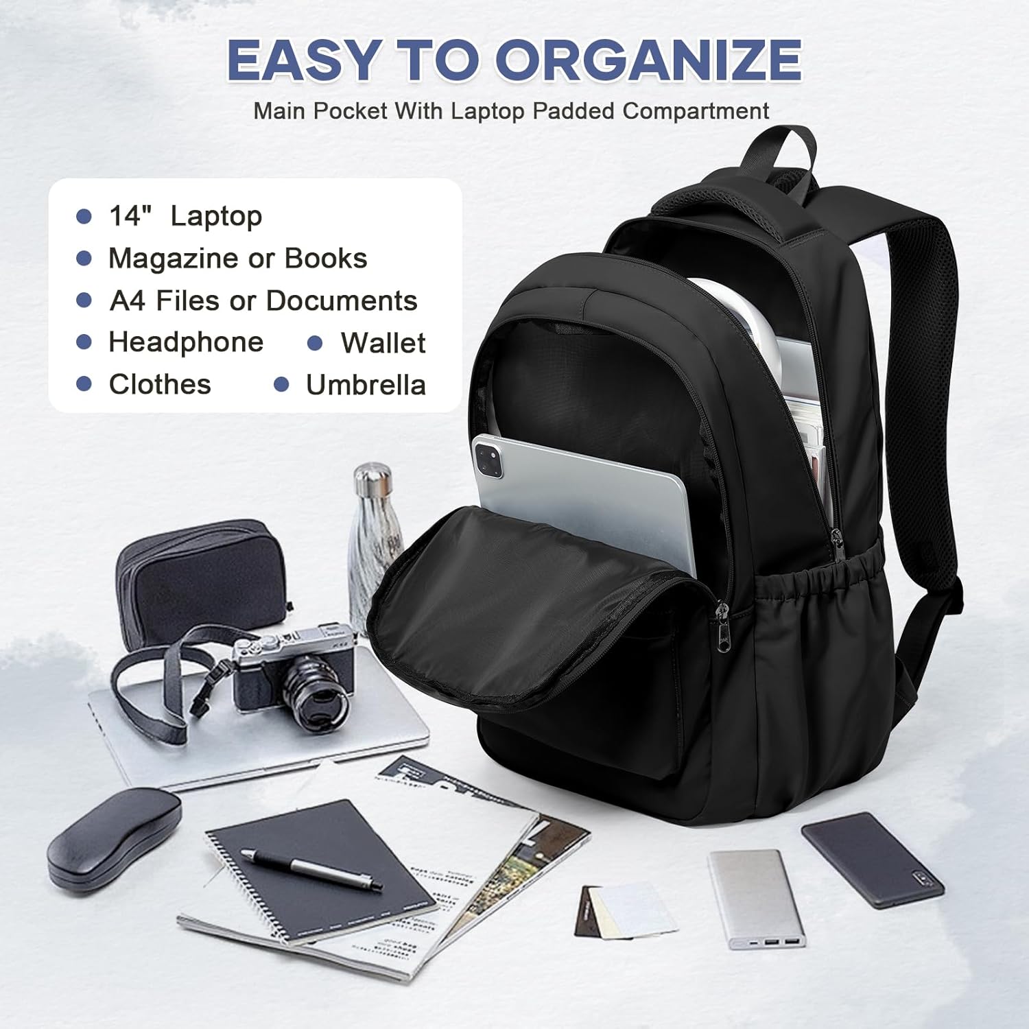 School Bag School Backpack for Girls Lightweight School Bags for Teenager Girls Waterproof School Backpack for College School Boys School Bag Backpack Casual Backpack Women – Bild 6
