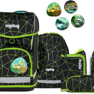 ergobag Cubo Light Ergonomic School Backpack, Extra Light, Set of 5, 780 g