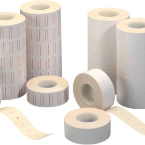 Herlitz 1605294 Pricing Labels White 1 Line 12 Labels per Roll