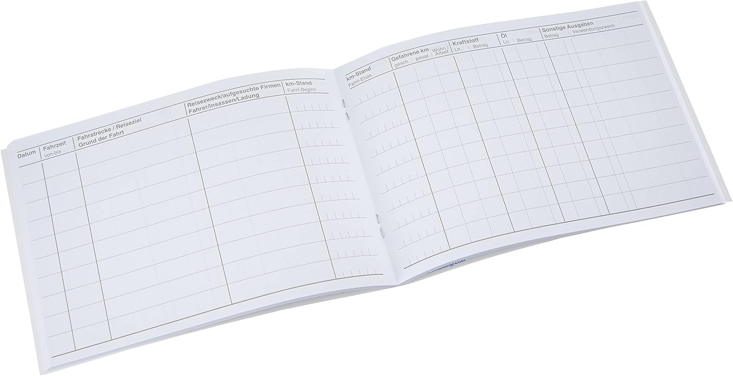 Herlitz Driver’s Logbook A6 40 Sheets, Pack of 1 (English not Guaranteed) – Bild 2